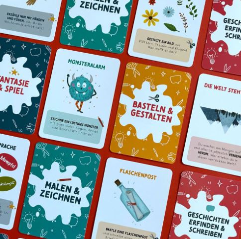 Kreativitätskarten für Kinder