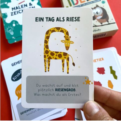 Kreativitätskarten für Kinder