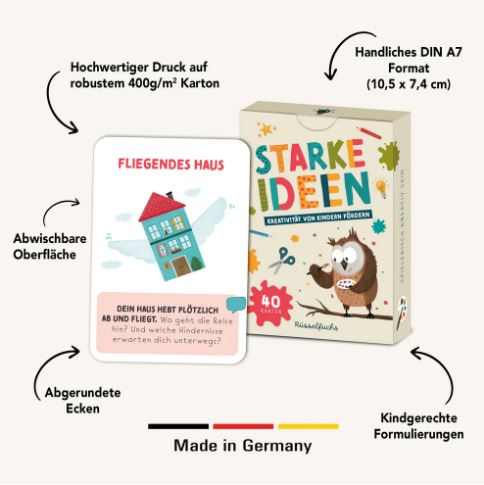 Kreativitätskarten für Kinder