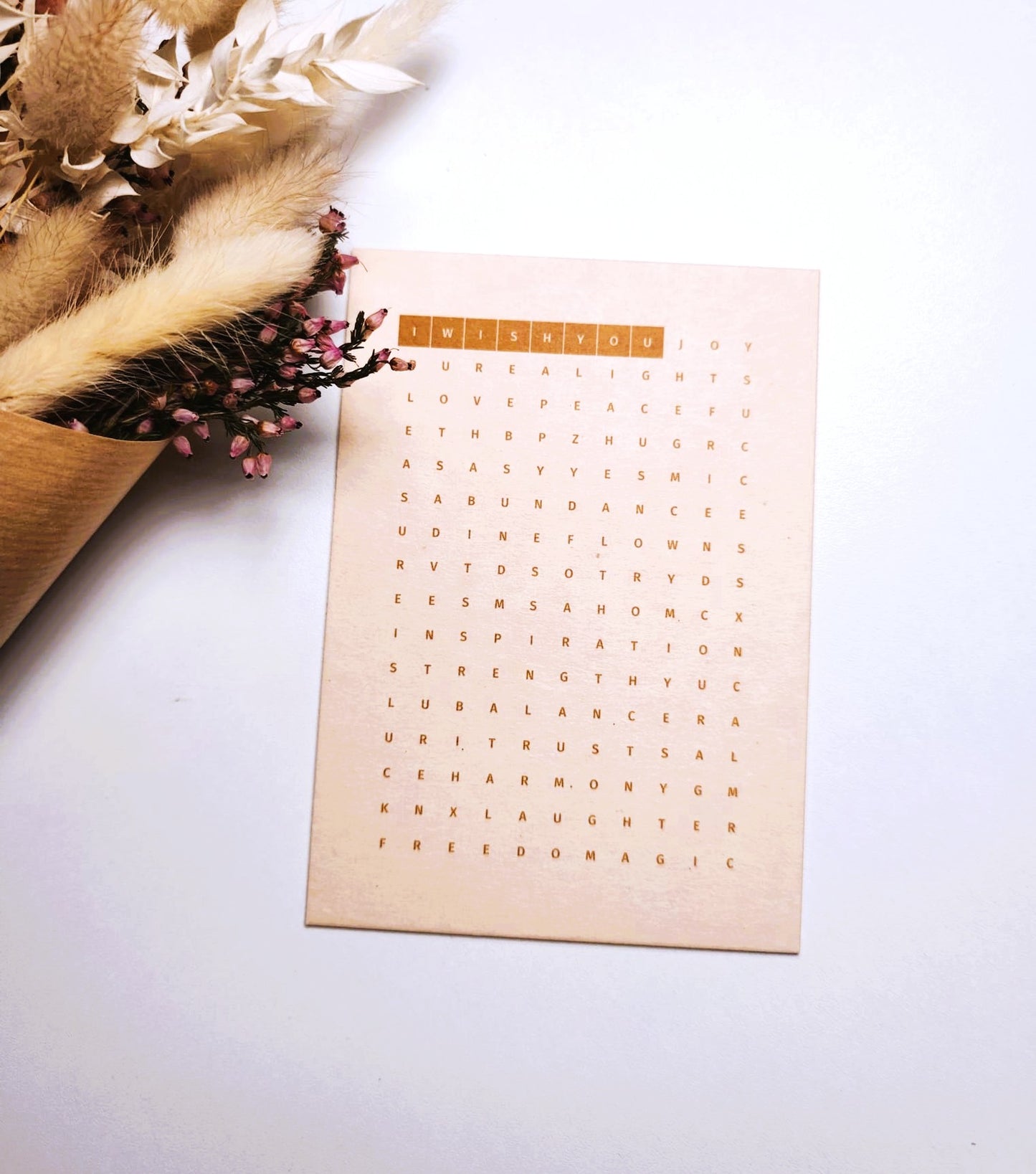 I WISH YOU Postkarte