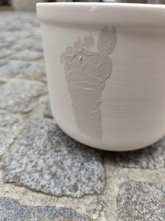 MINI & ME: Hand- & Fußabdruck auf Keramik