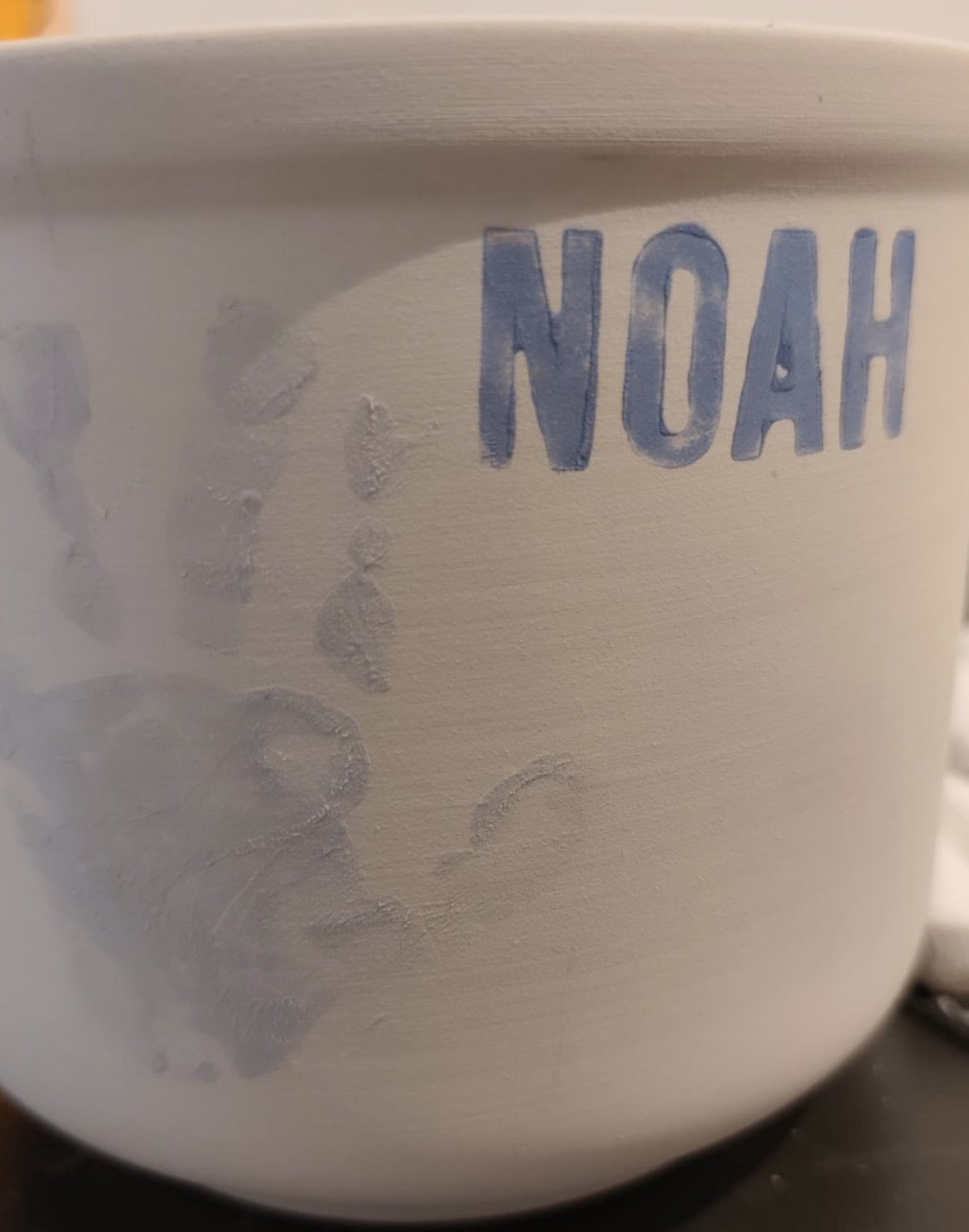 MINI & ME: Hand- & Fußabdruck auf Keramik