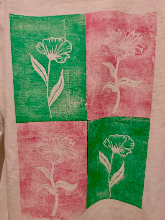 Linoprint Bloom: Slow Printing, Upcycling & Deep Feeling