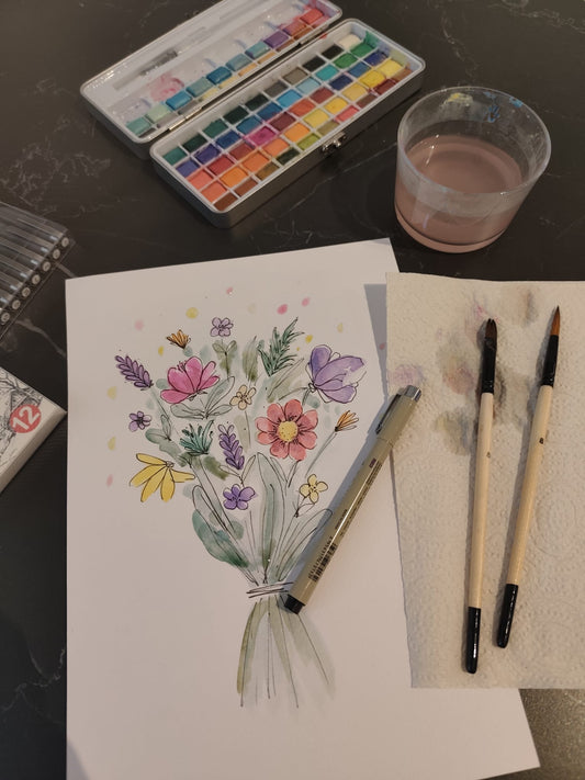 World Art Day: Aquarell Workshop Gefühlsbilder