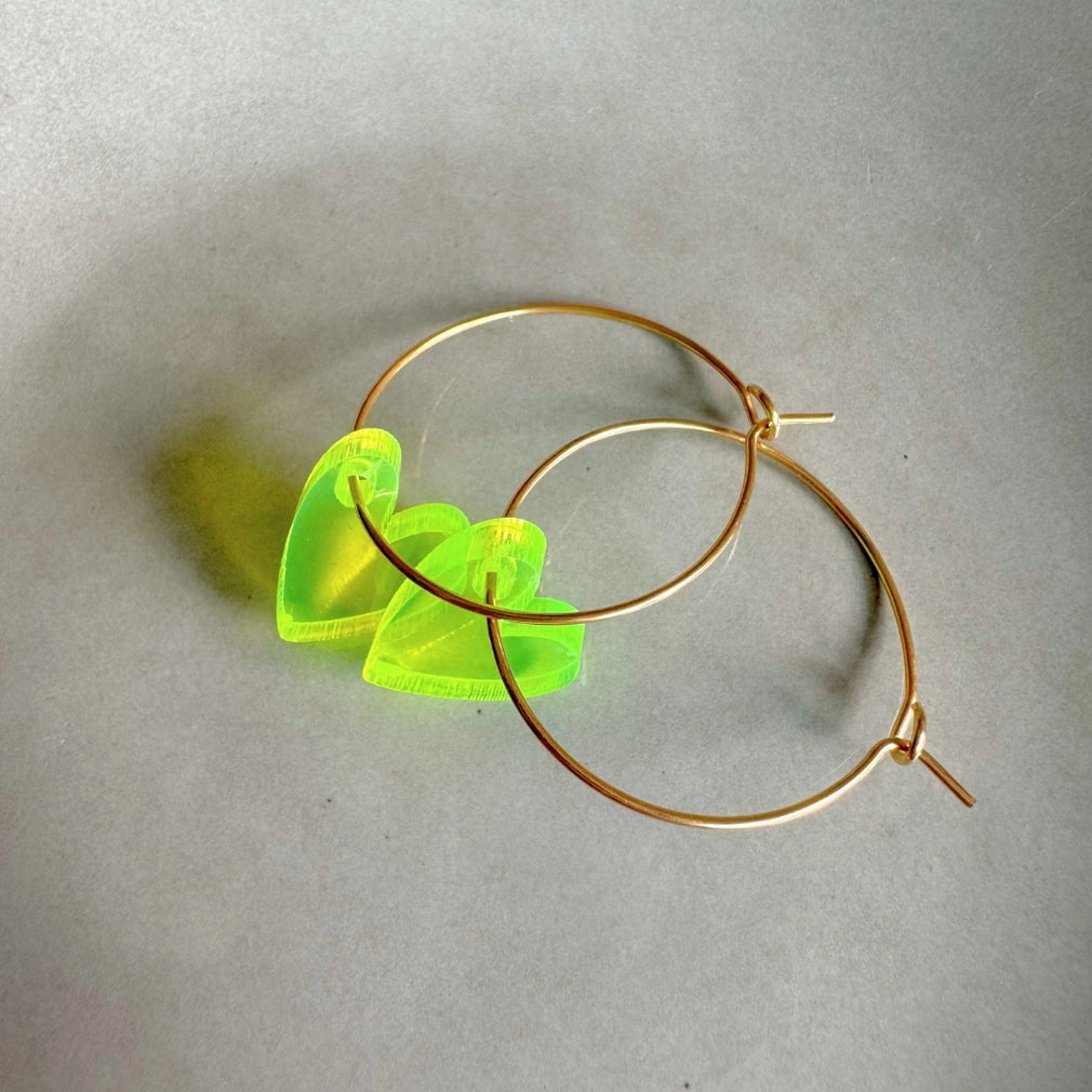 Ohrringe mit Herz Charm