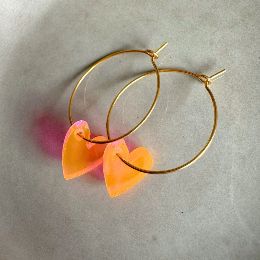 Ohrringe mit Herz Charm