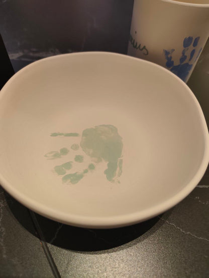 MINI & ME: Hand- & Fußabdruck auf Keramik