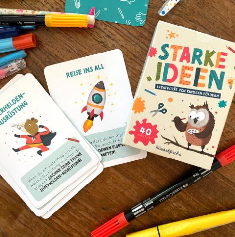 Kreativitätskarten für Kinder