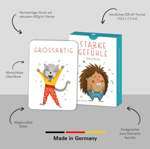 Gefühlskarten für Kinder