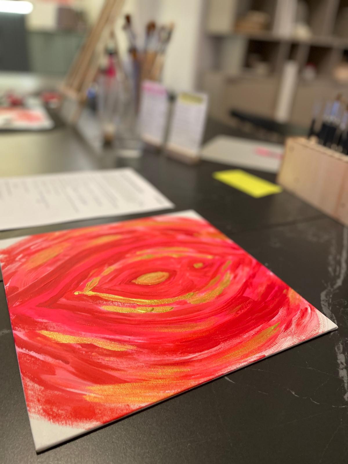 Feminine Shapes: Vulva Acrylic Night