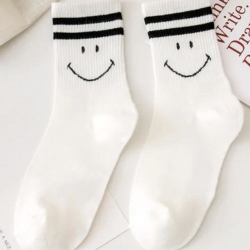 Socken mit Aufdruck SMILEY